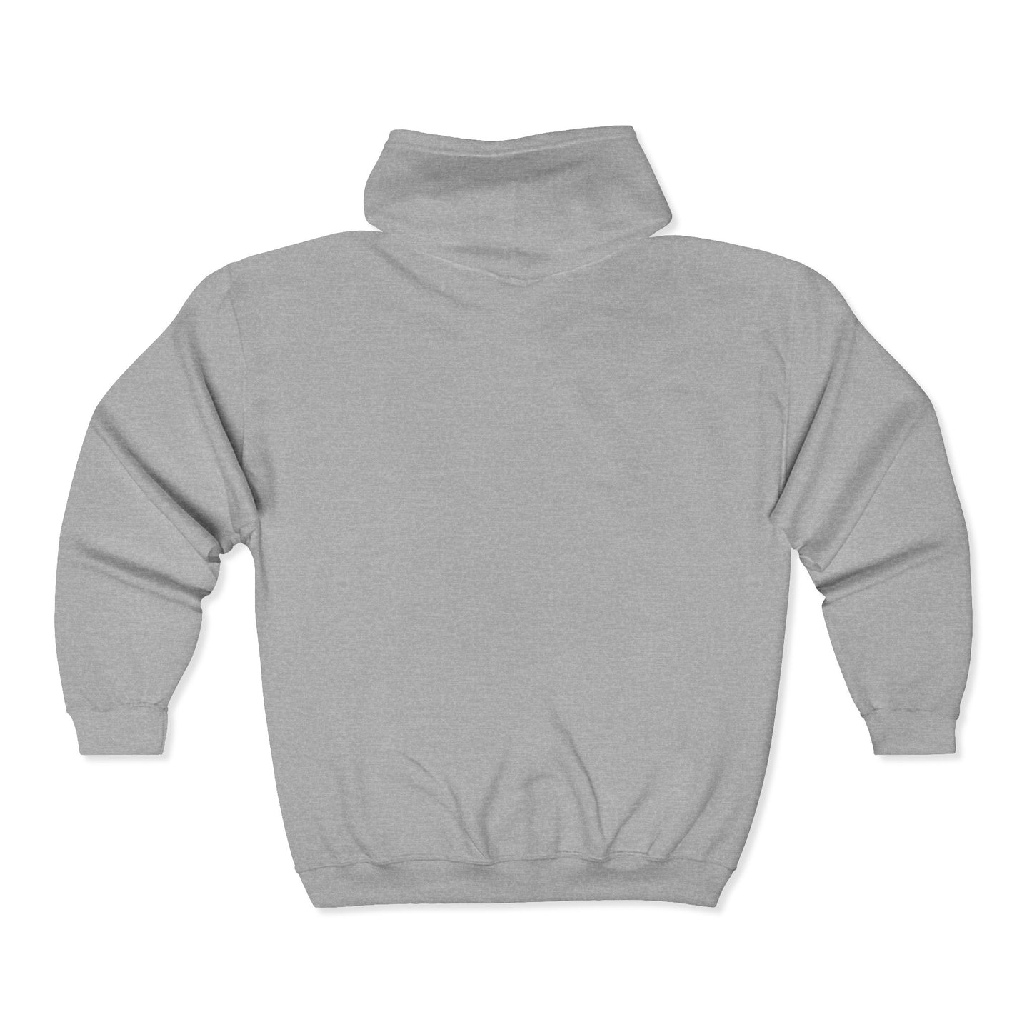Ethan Hater Zip Hoodie — Retro Script Full‑Zip Hooded Sweatshirt