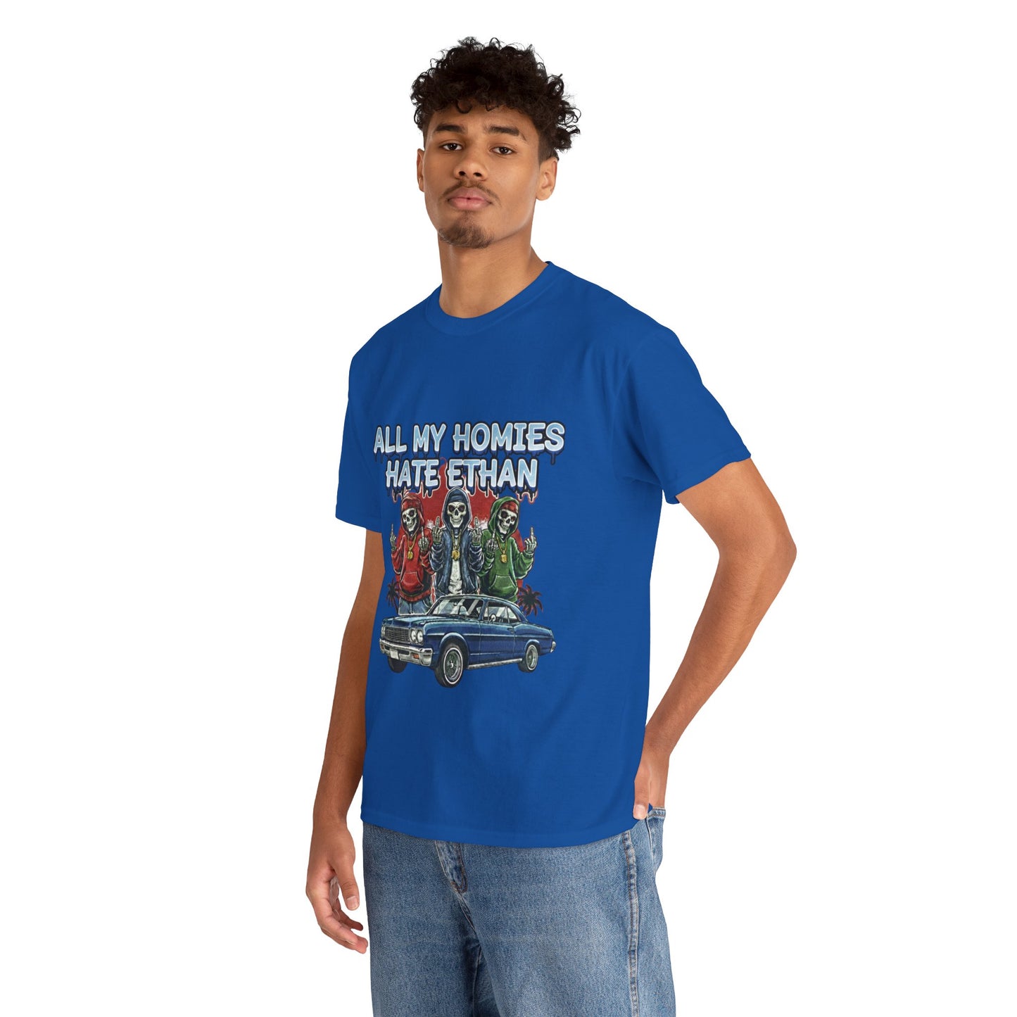 T‑Shirt — "All My Homies Hate Ethan" Vintage Lowrider Graphic Tee