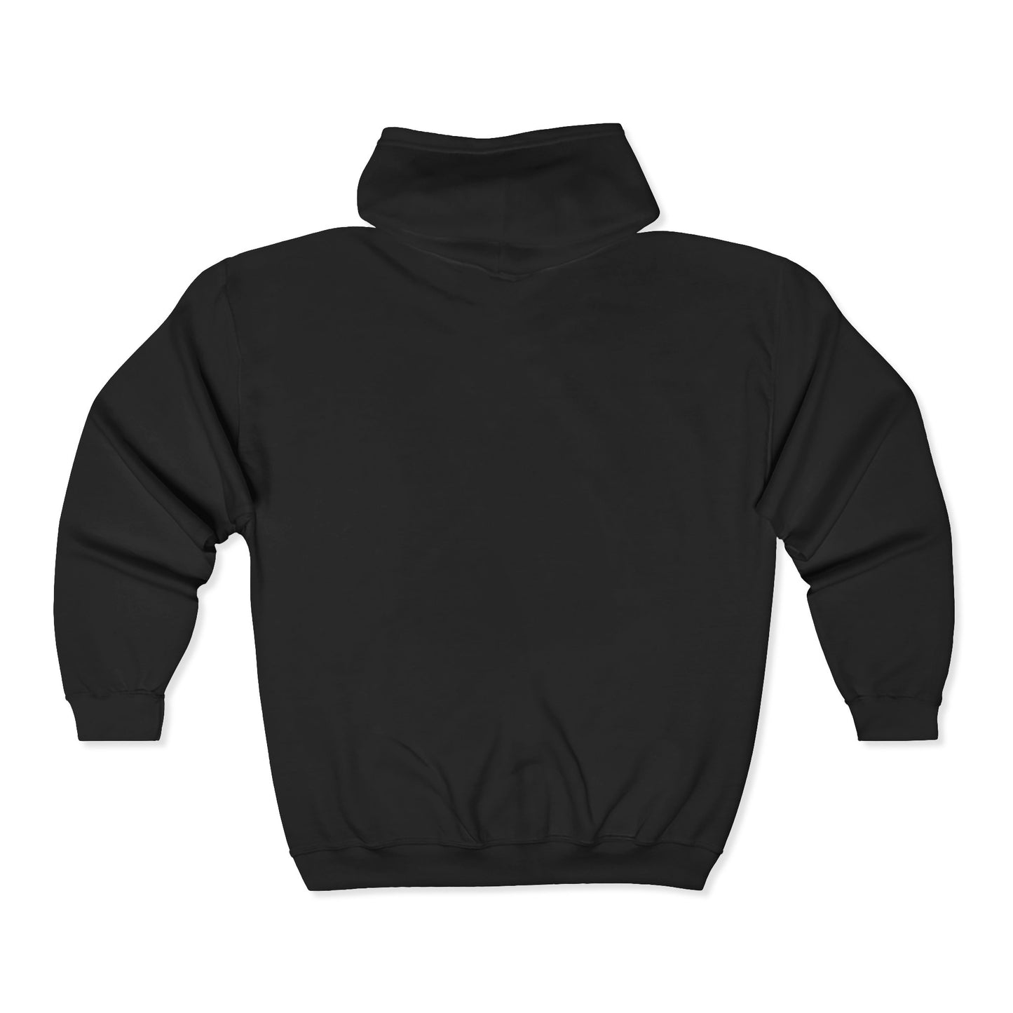 Ethan Hater Zip Hoodie — Retro Script Full‑Zip Hooded Sweatshirt