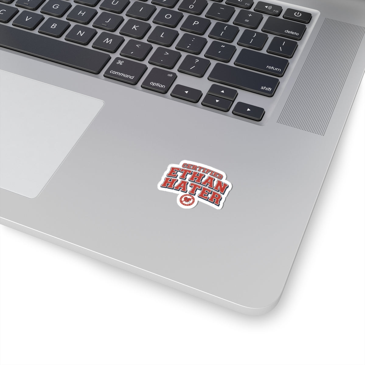 Certified "Ethan Hater" Kiss-Cut Sticker — Funny Personalized Name Sticker for Laptops, Water Bottles & Gifts