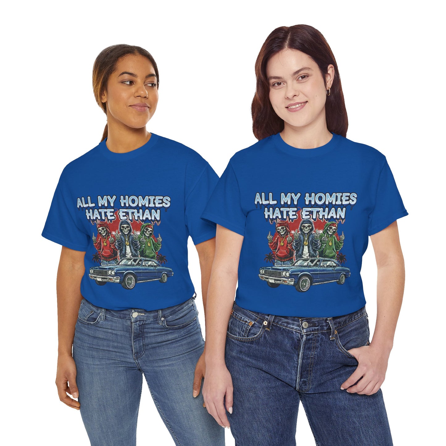 T‑Shirt — "All My Homies Hate Ethan" Vintage Lowrider Graphic Tee