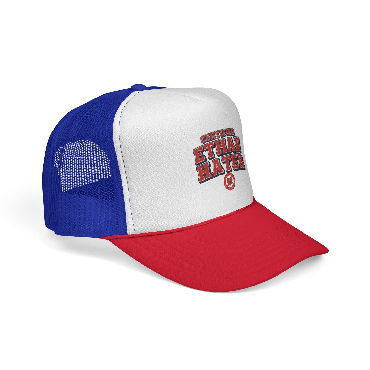 Trucker Cap — "Certified Ethan Hater" Retro Mesh Baseball Hat